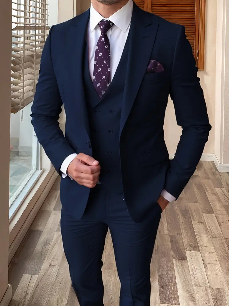 Men'S 3pcs Wedding Suit