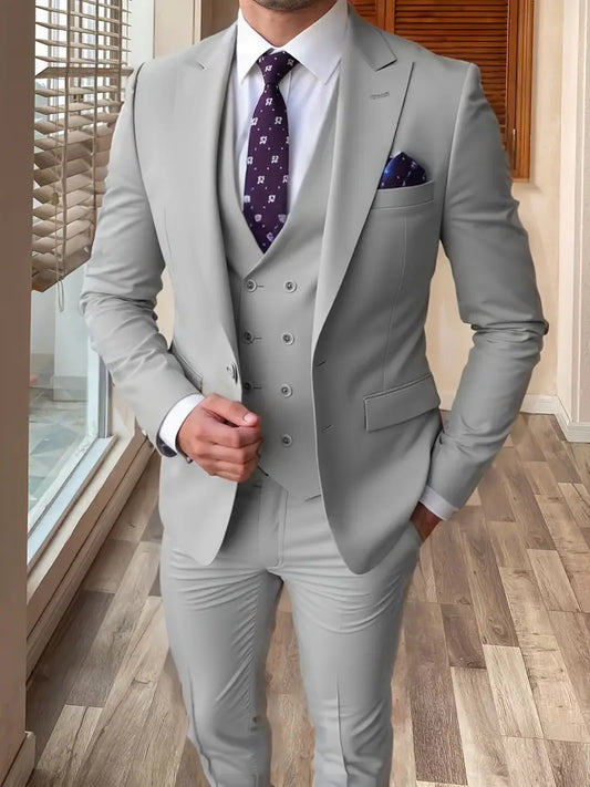 Men'S 3pcs Wedding Suit