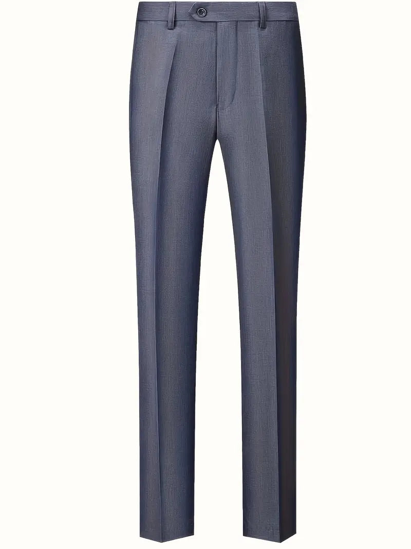 Elegant Men'S 3pcs Suit- Slim Fit Tuxedo Set for Weddings& Formal Occasions